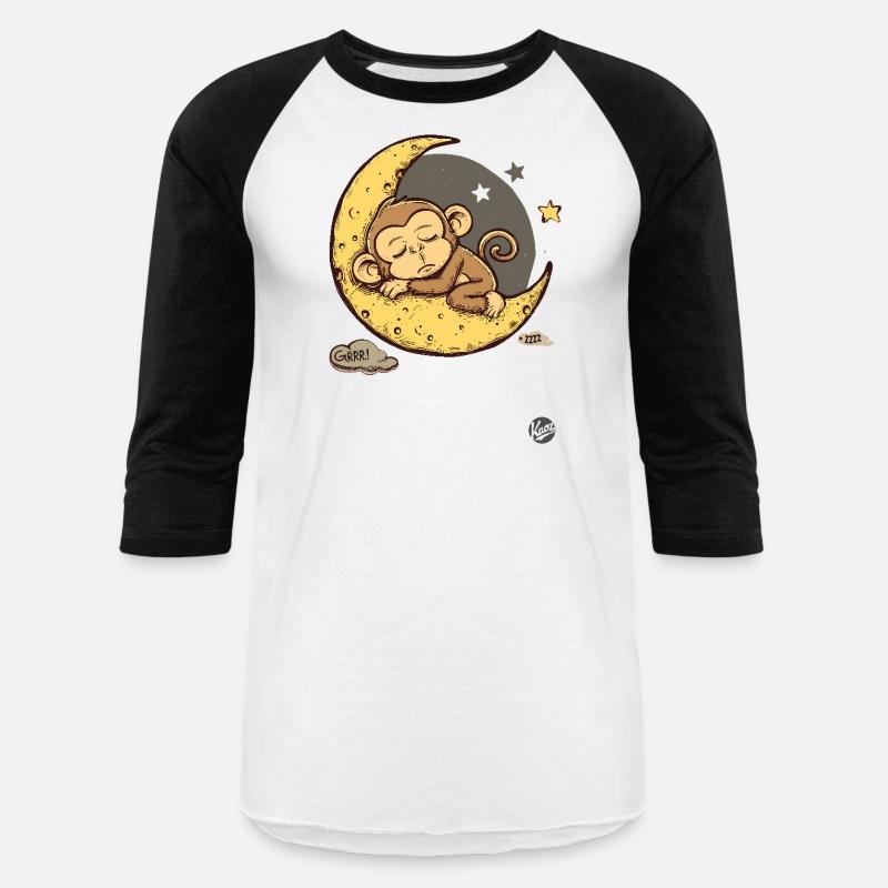 Cute Sleepy Monkey on the Moon
