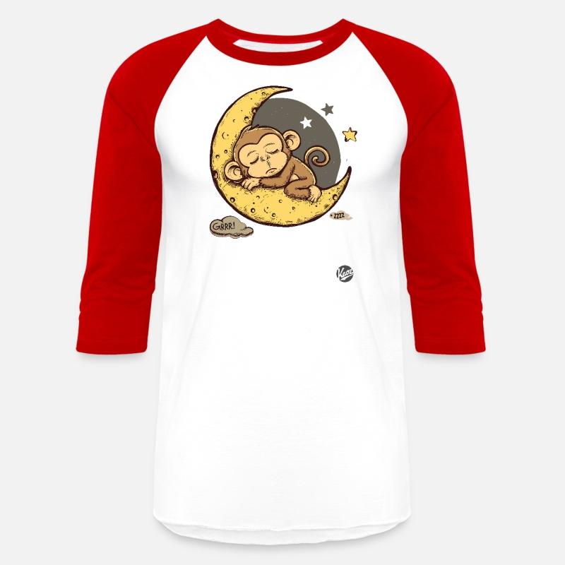 Cute Sleepy Monkey on the Moon