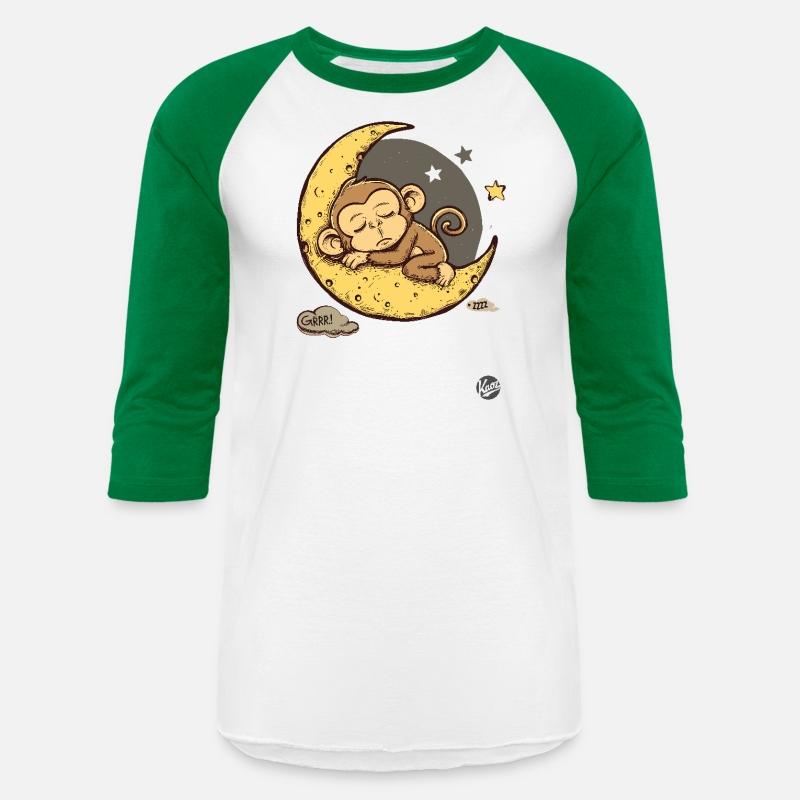 Cute Sleepy Monkey on the Moon