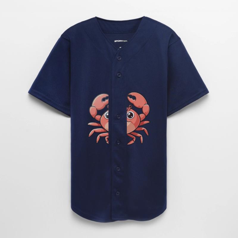 Cute Smiling Crab With Big Eyes
