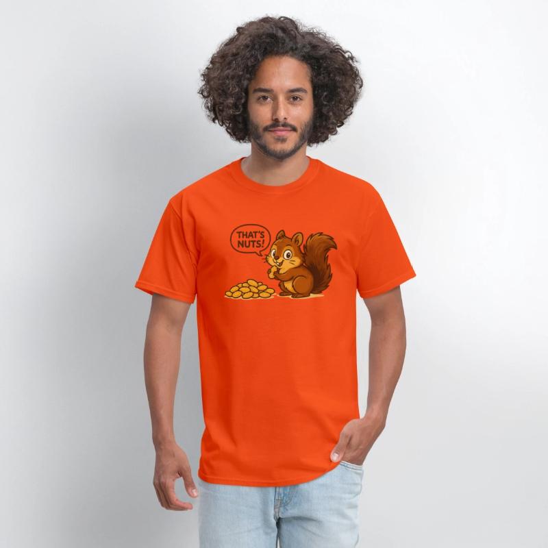 Cute Squirrel with Nut Snack Design