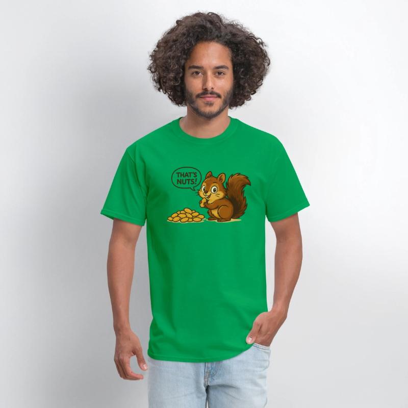 Cute Squirrel with Nut Snack Design