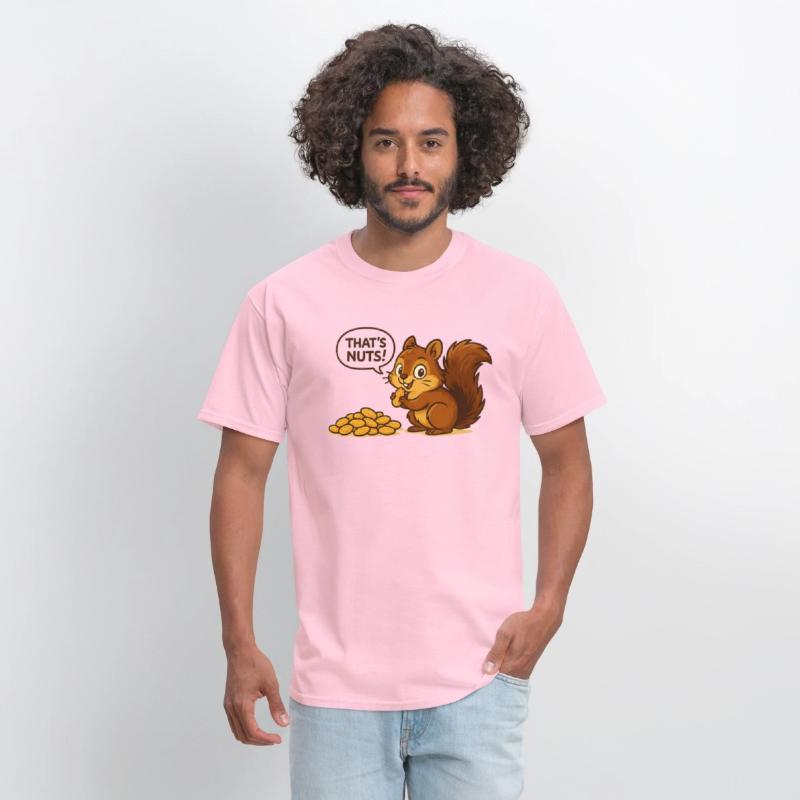 Cute Squirrel with Nut Snack Design