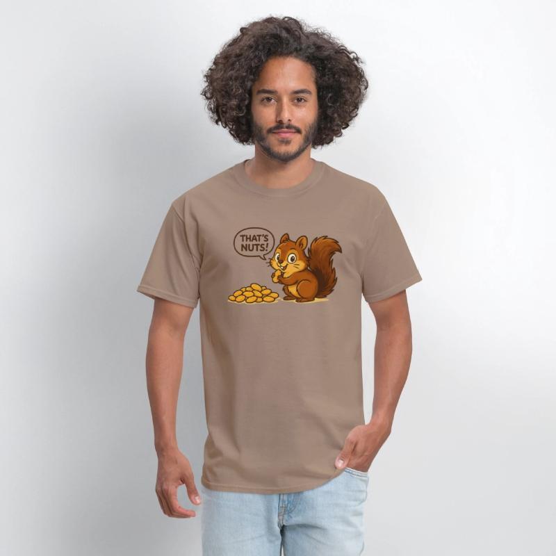 Cute Squirrel with Nut Snack Design