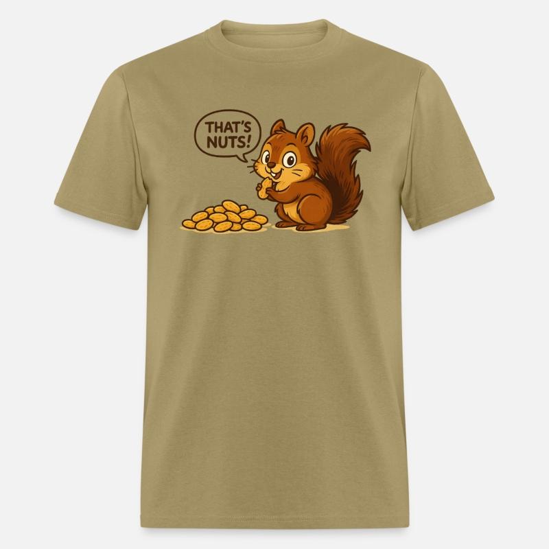 Cute Squirrel with Nut Snack Design