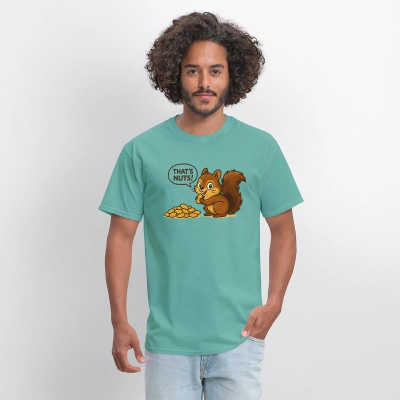 Cute Squirrel with Nut Snack Design
