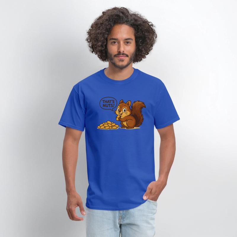 Cute Squirrel with Nut Snack Design