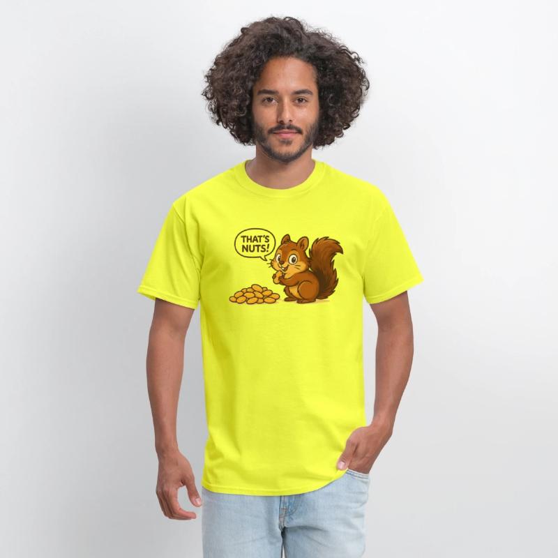 Cute Squirrel with Nut Snack Design