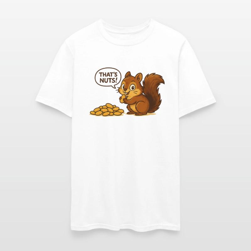Cute Squirrel with Nut Snack Design