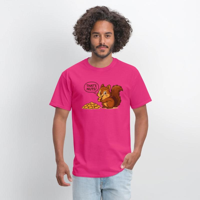 Cute Squirrel with Nut Snack Design