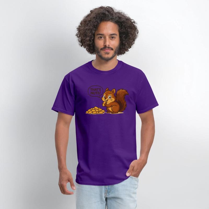 Cute Squirrel with Nut Snack Design