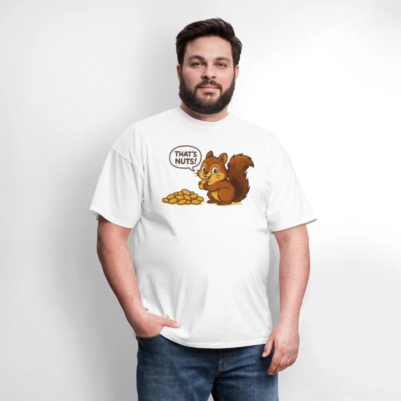 Cute Squirrel with Nut Snack Design