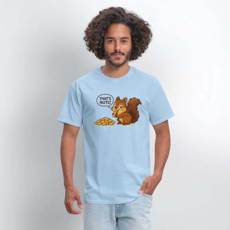 Cute Squirrel with Nut Snack Design