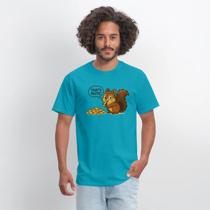 Cute Squirrel with Nut Snack Design