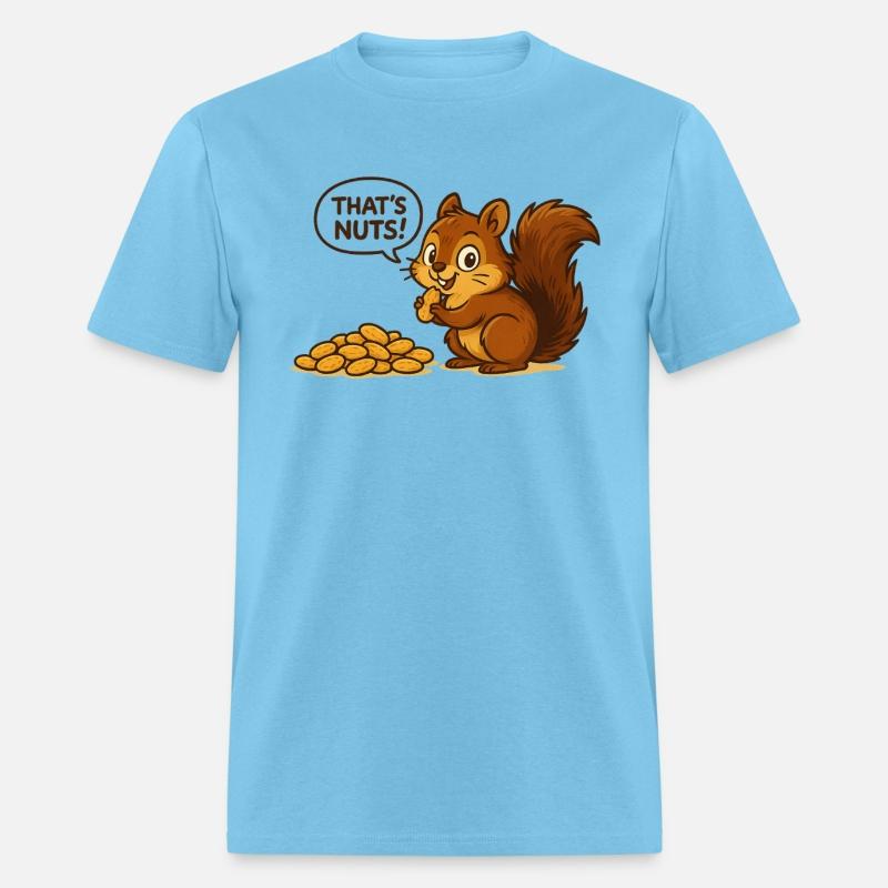 Cute Squirrel with Nut Snack Design