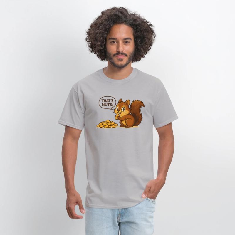 Cute Squirrel with Nut Snack Design