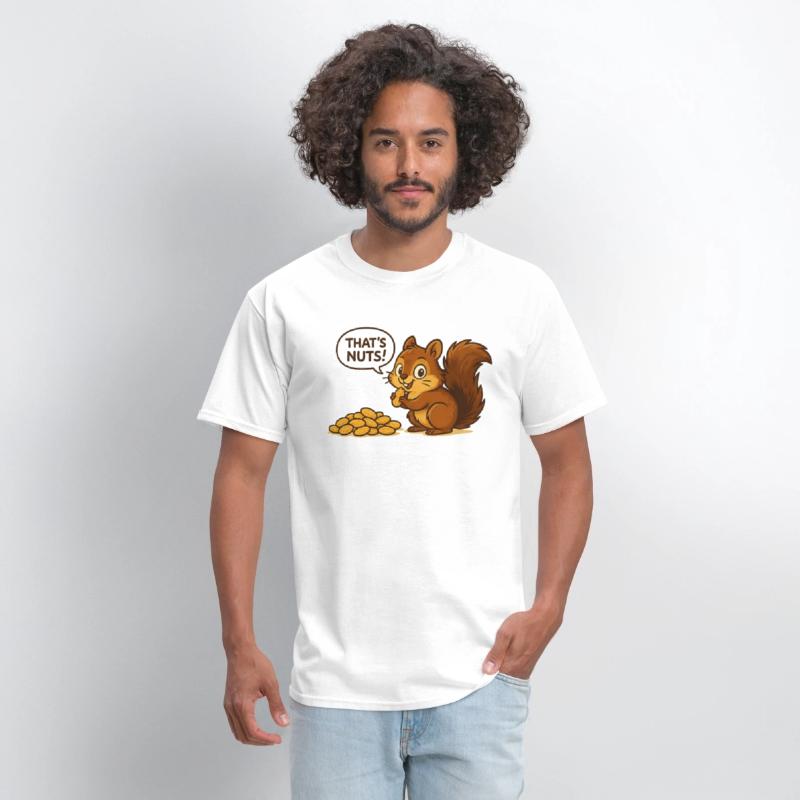 Cute Squirrel with Nut Snack Design