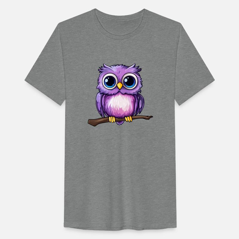 Cute violet owl