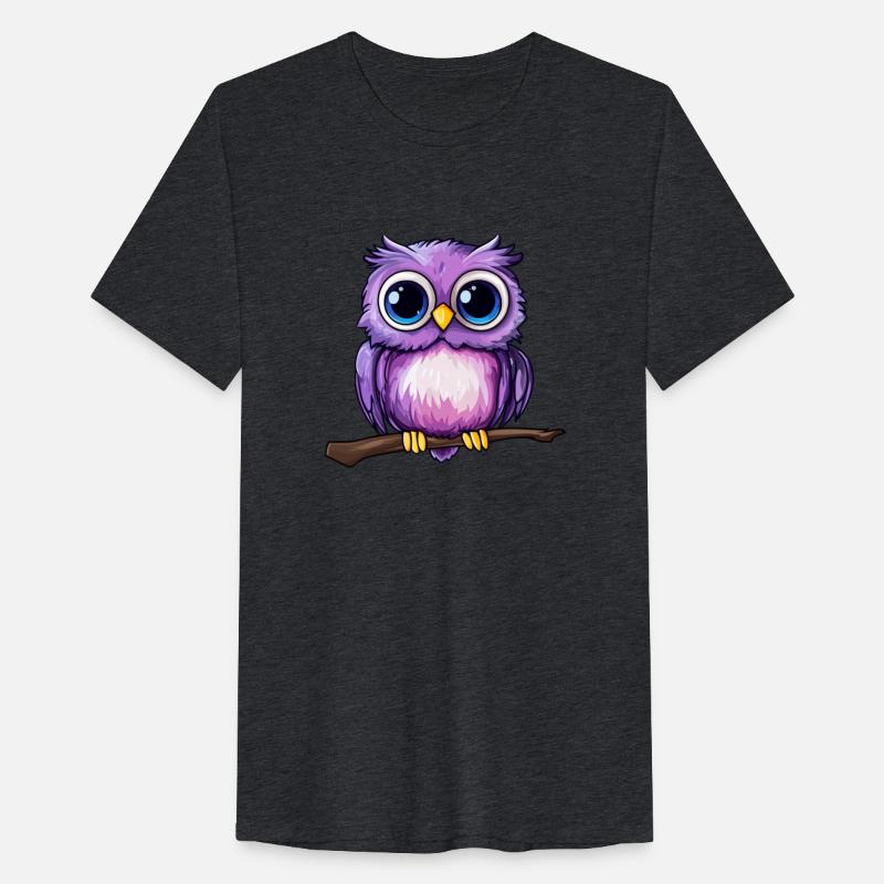 Cute violet owl