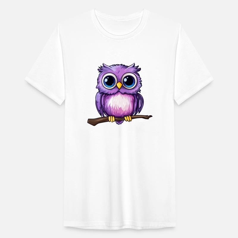 Cute violet owl