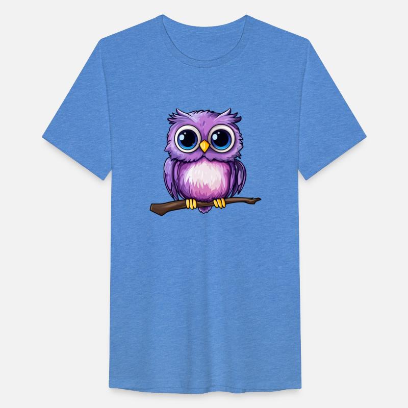 Cute violet owl