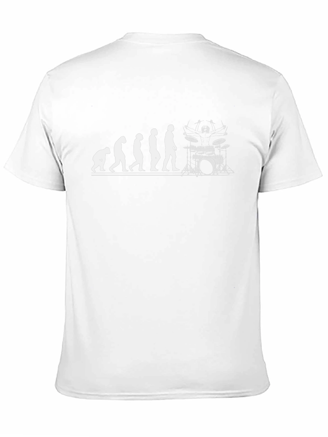 Evolution of Drumming Black T-Shirt