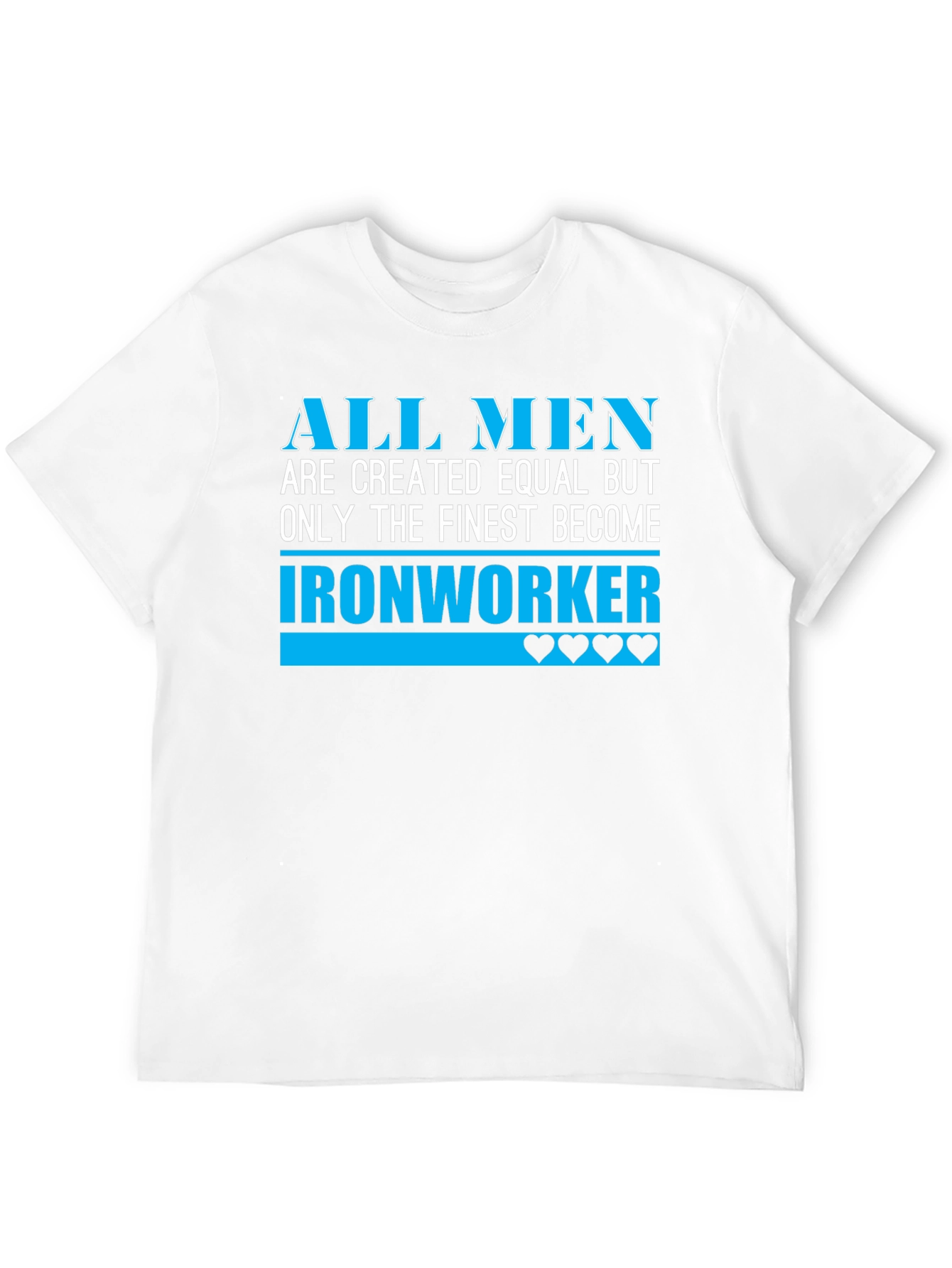 Finest Ironworker T-Shirt - Black Crew Neck Tee