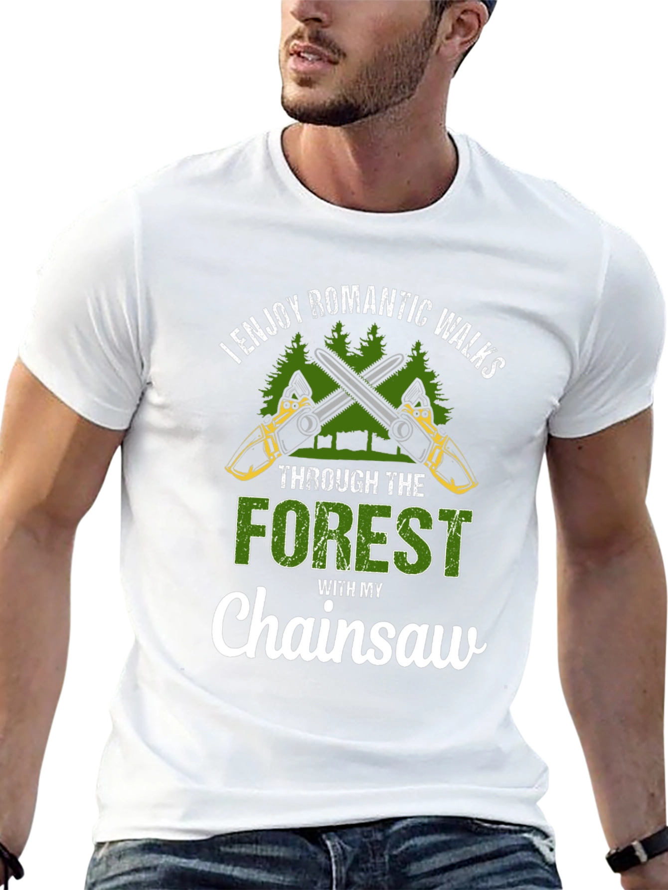 Romantic Walks Chainsaw T-Shirt