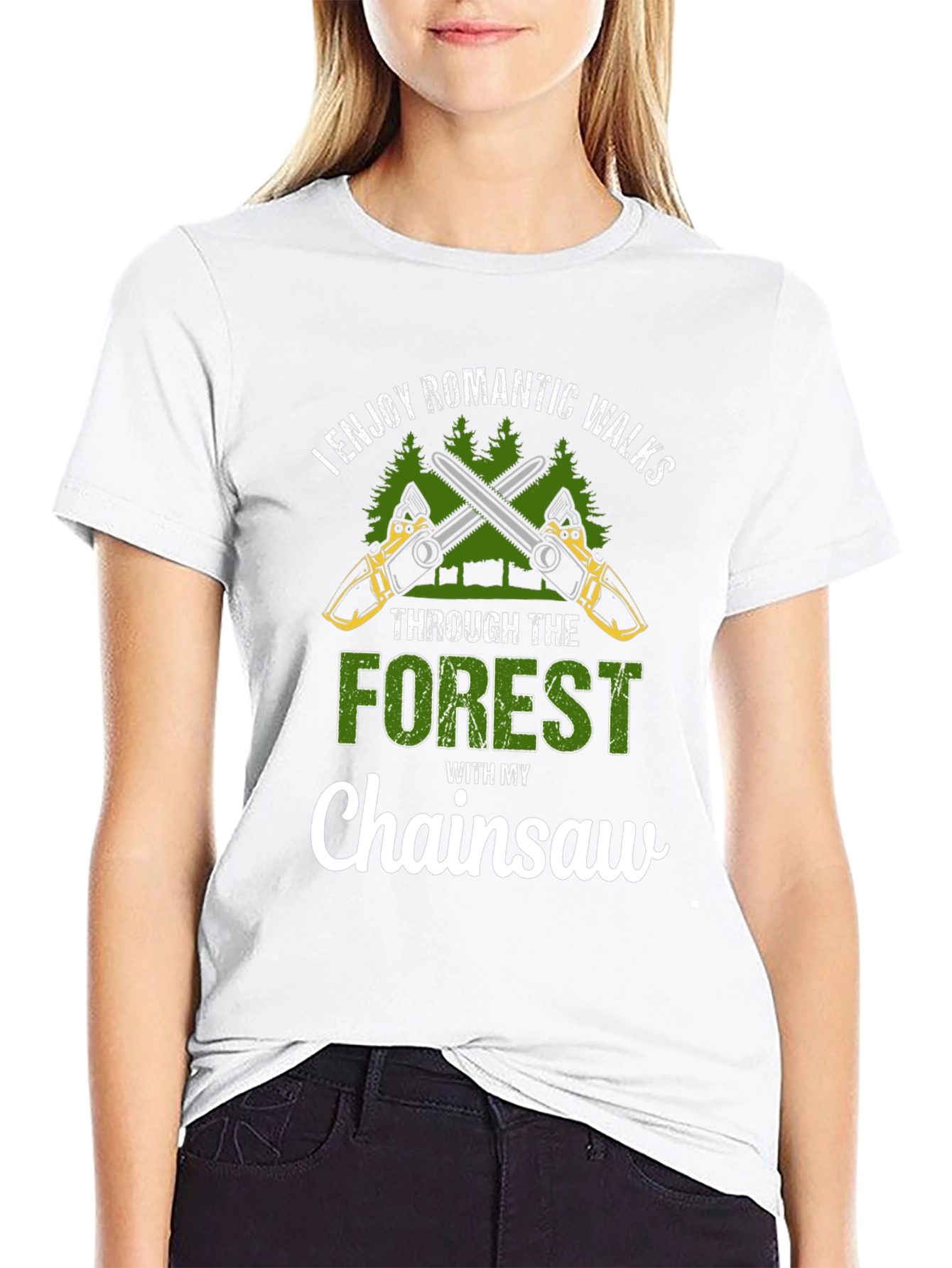 Romantic Walks Chainsaw T-Shirt