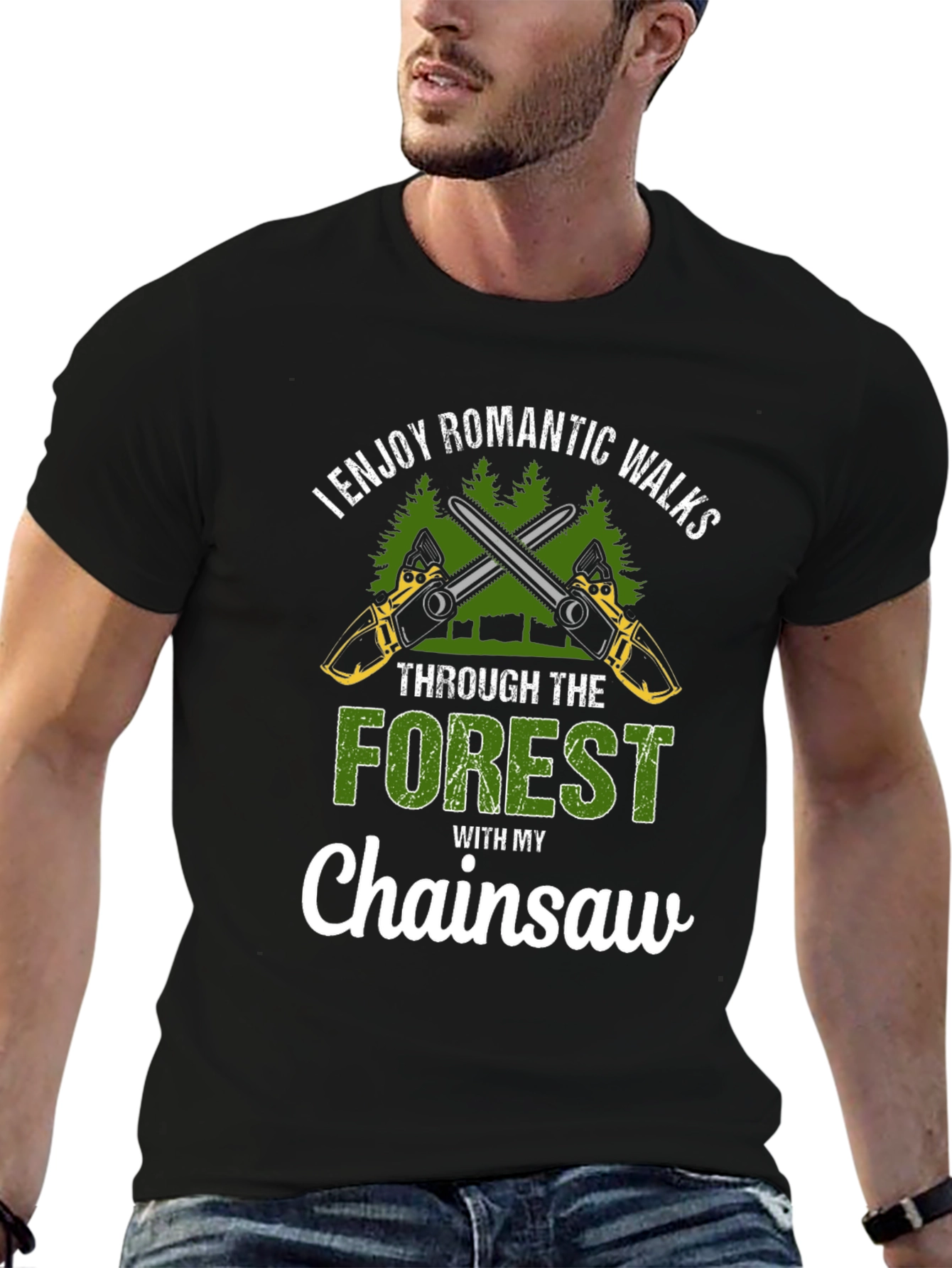 Romantic Walks Chainsaw T-Shirt