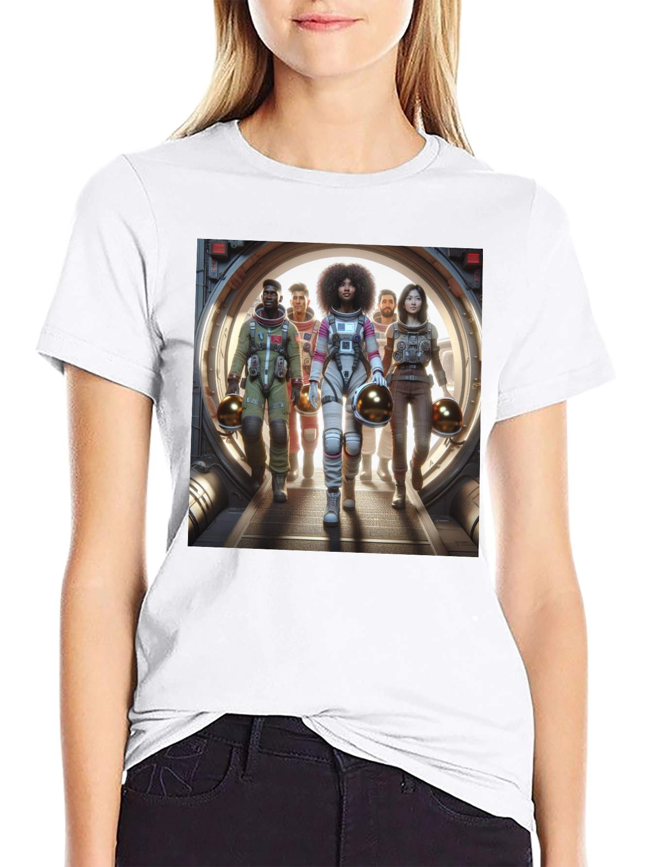 Astronaut Crew Graphic Tee
