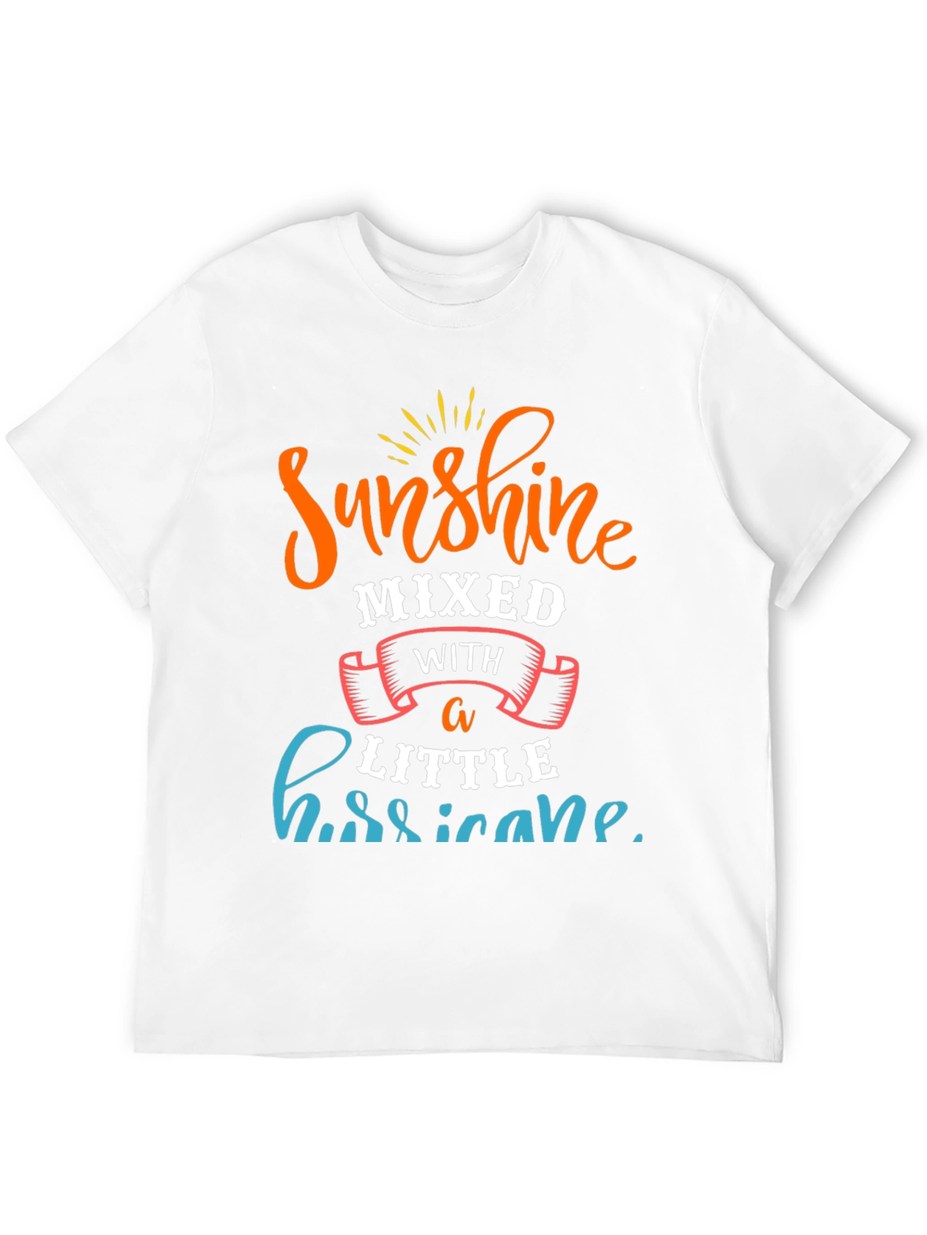 Sunshine & Hurricane Graphic Tee - Black Cotton Blend