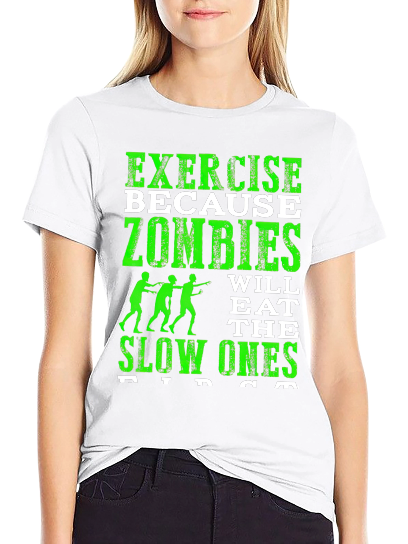 Zombie Run T-Shirt - Exercise Because Zombies