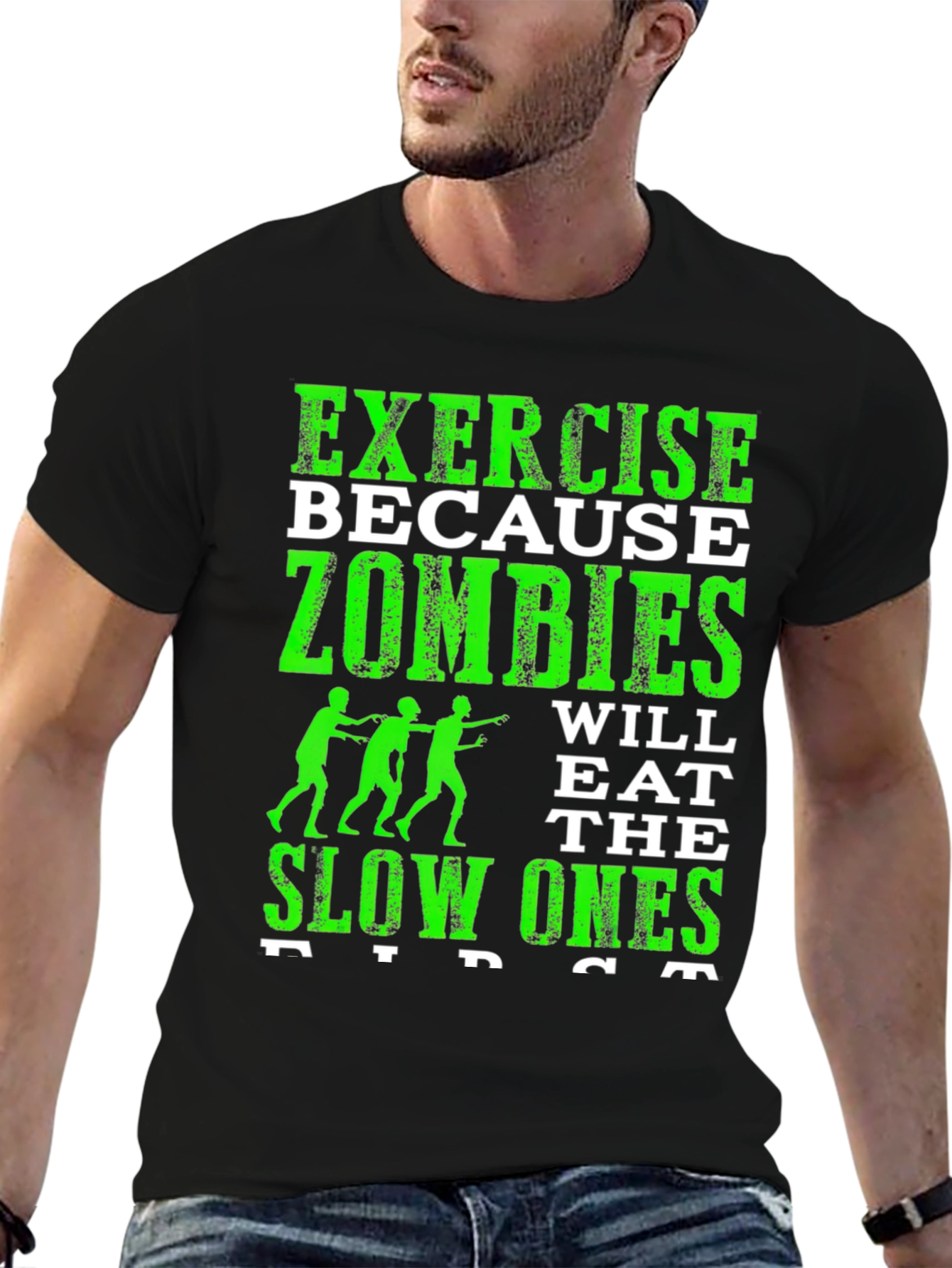 Zombie Run T-Shirt - Exercise Because Zombies