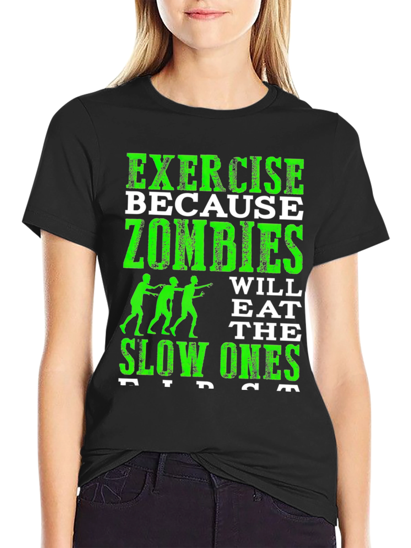 Zombie Run T-Shirt - Exercise Because Zombies