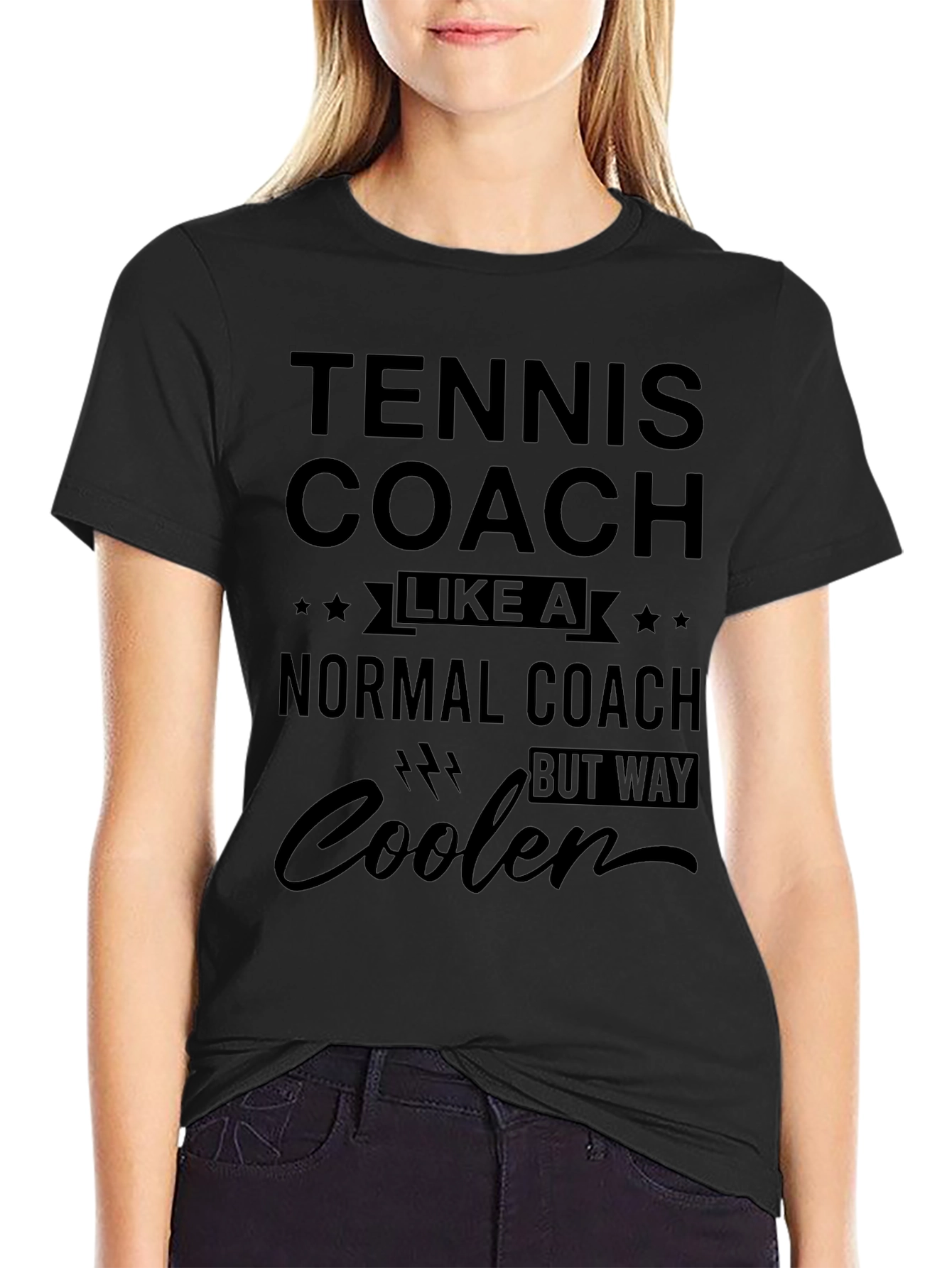 Tennis Coach T-Shirt - Cooler Than Normal!