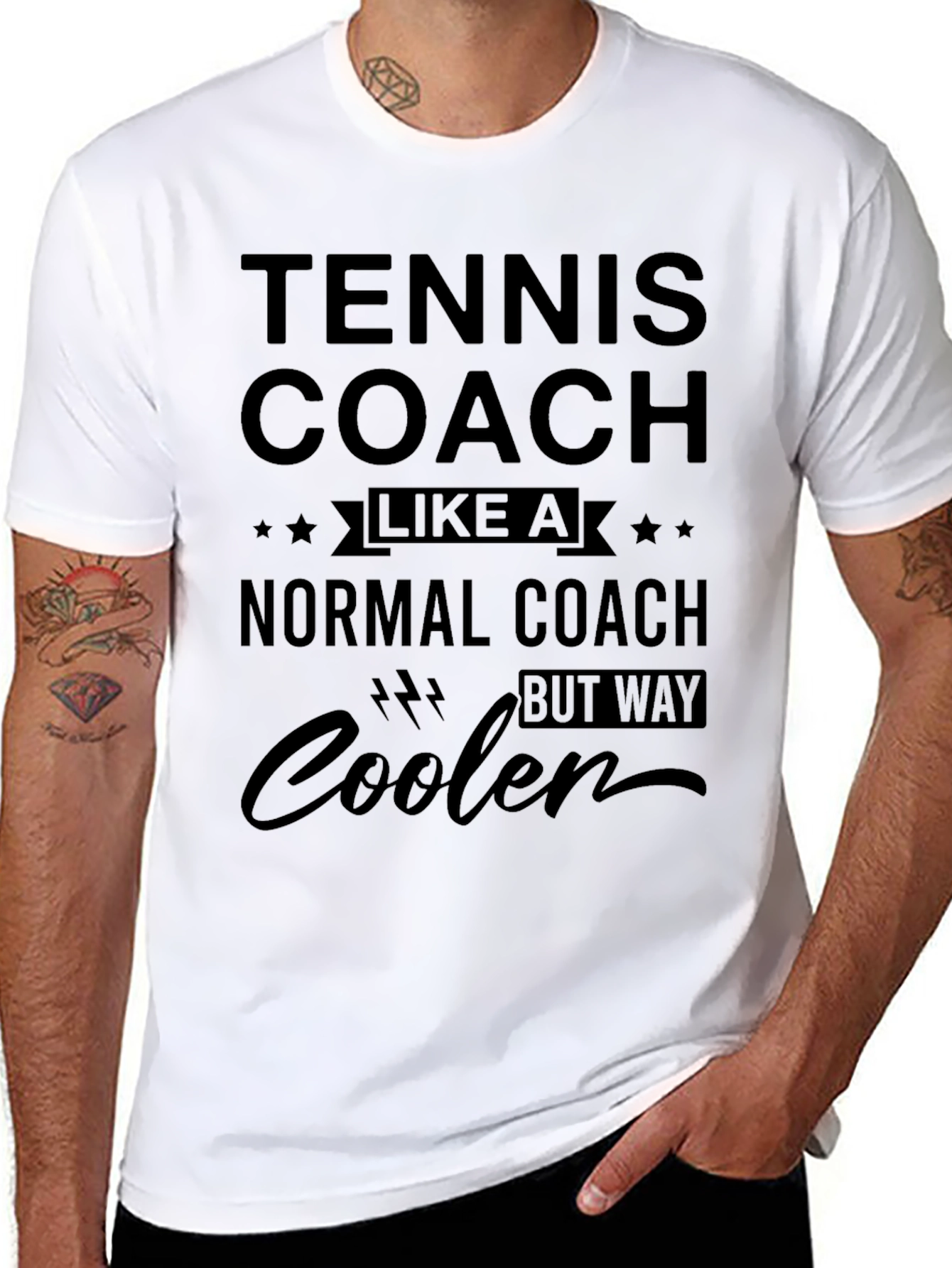 Tennis Coach T-Shirt - Cooler Than Normal!