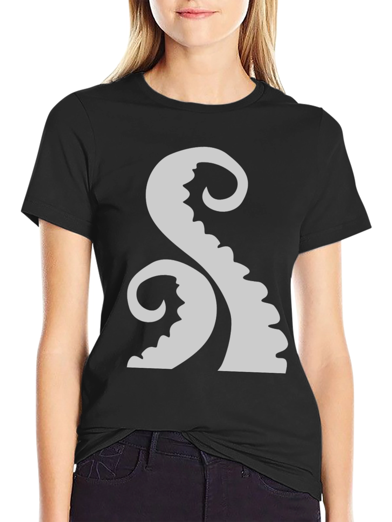 Kraken Tentacle Tee - Black Graphic T-Shirt