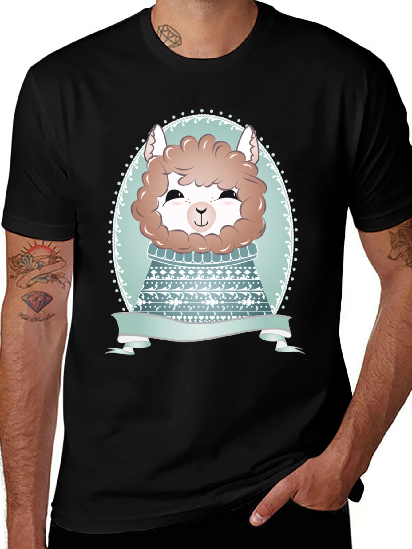 Cute Alpaca T-Shirt - Stylish Animal Graphic Tee