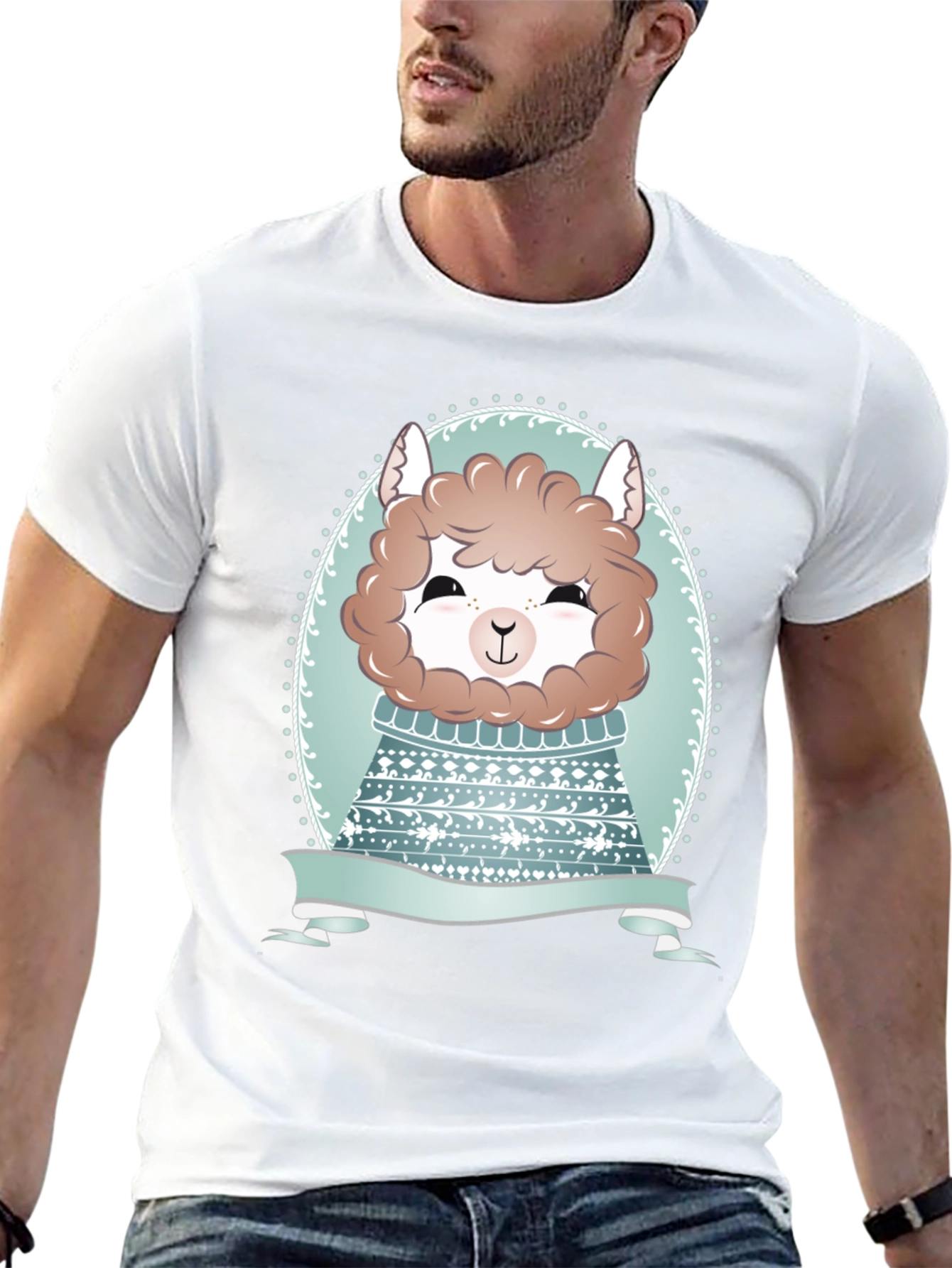Cute Alpaca T-Shirt - Stylish Animal Graphic Tee