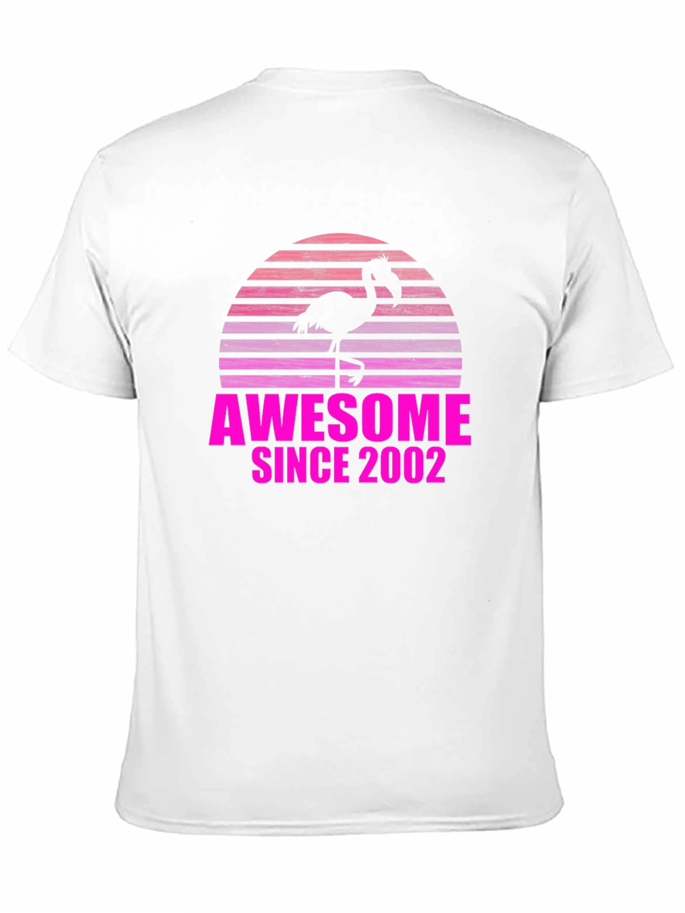 Awesome Since 2002 Flamingo Graphic Tee