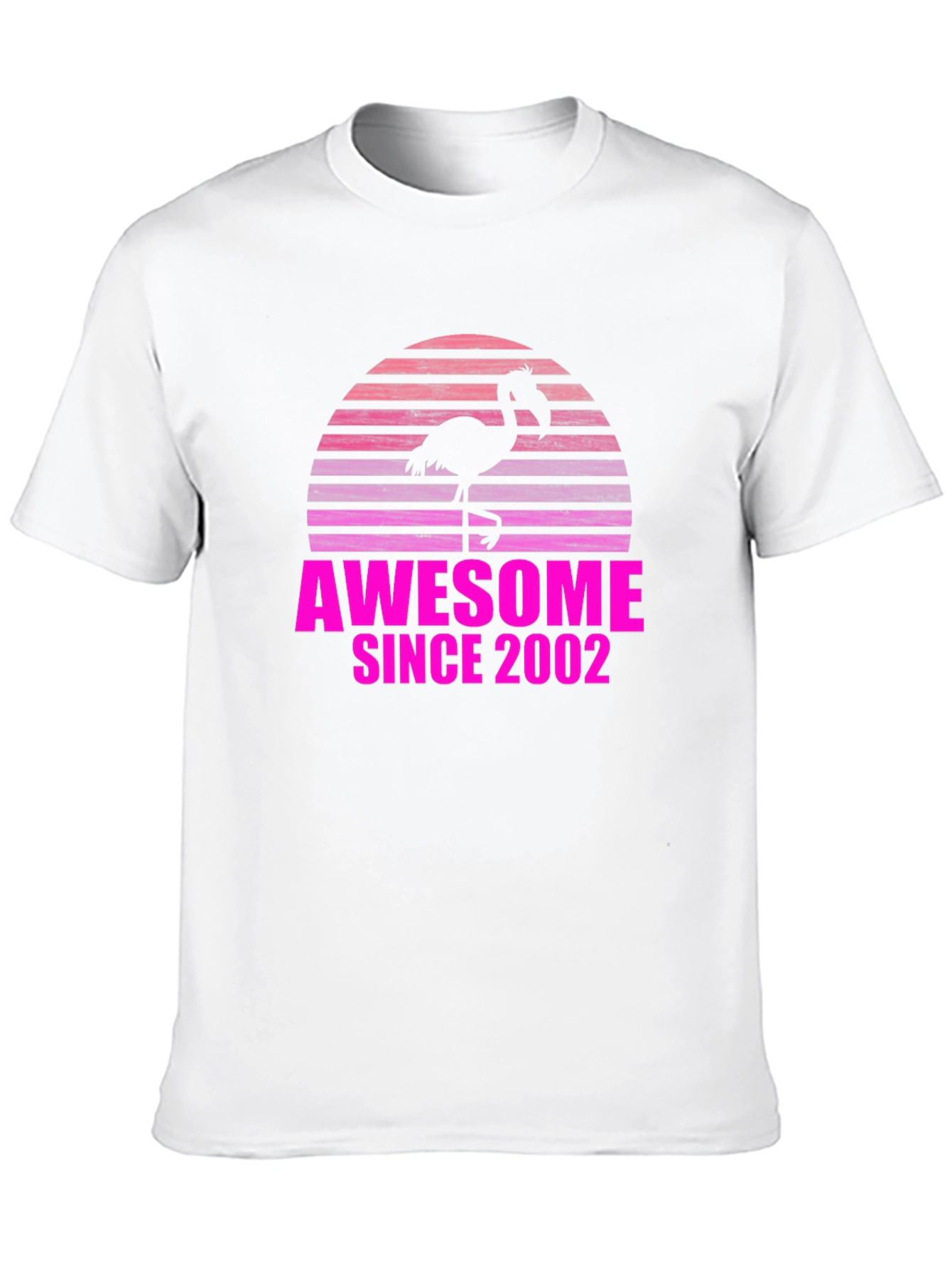 Awesome Since 2002 Flamingo Graphic Tee