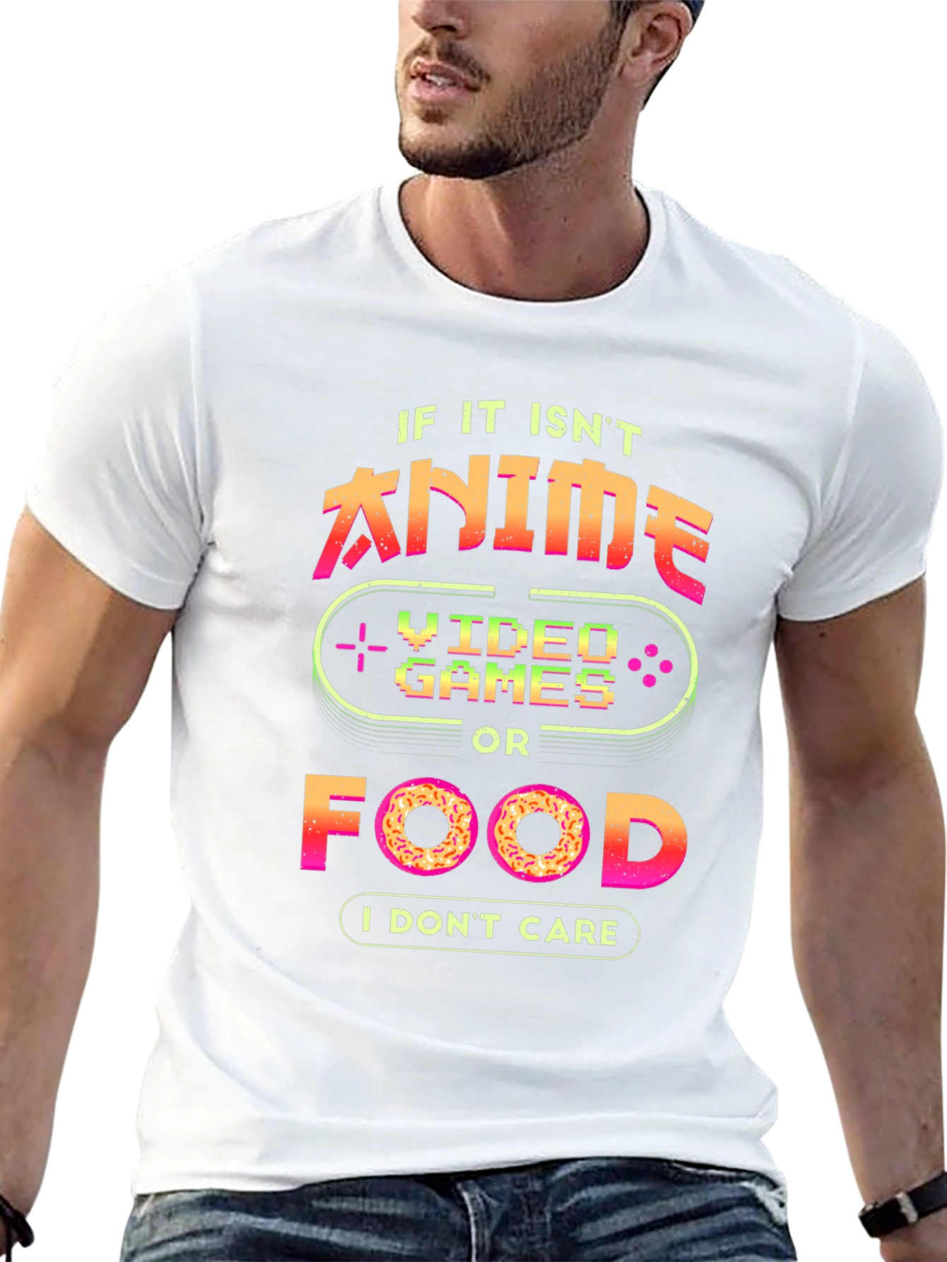 Anime Video Games Food T-Shirt - Gamer Shirt