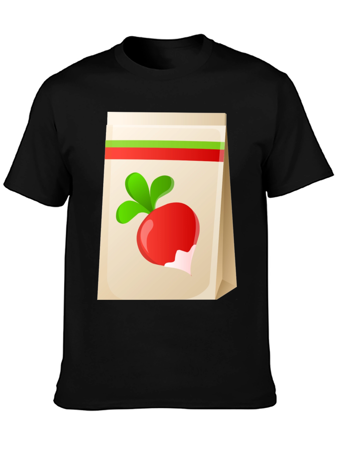 Radish Graphic Tee - Quirky Vegan Shirt