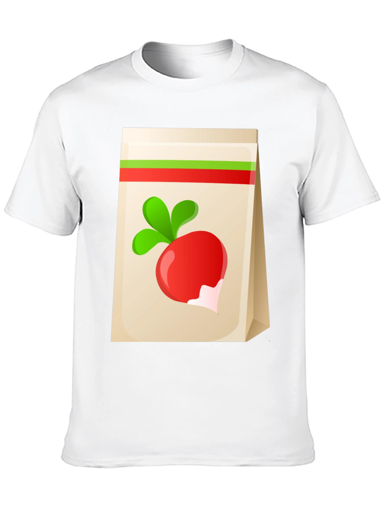 Radish Graphic Tee - Quirky Vegan Shirt