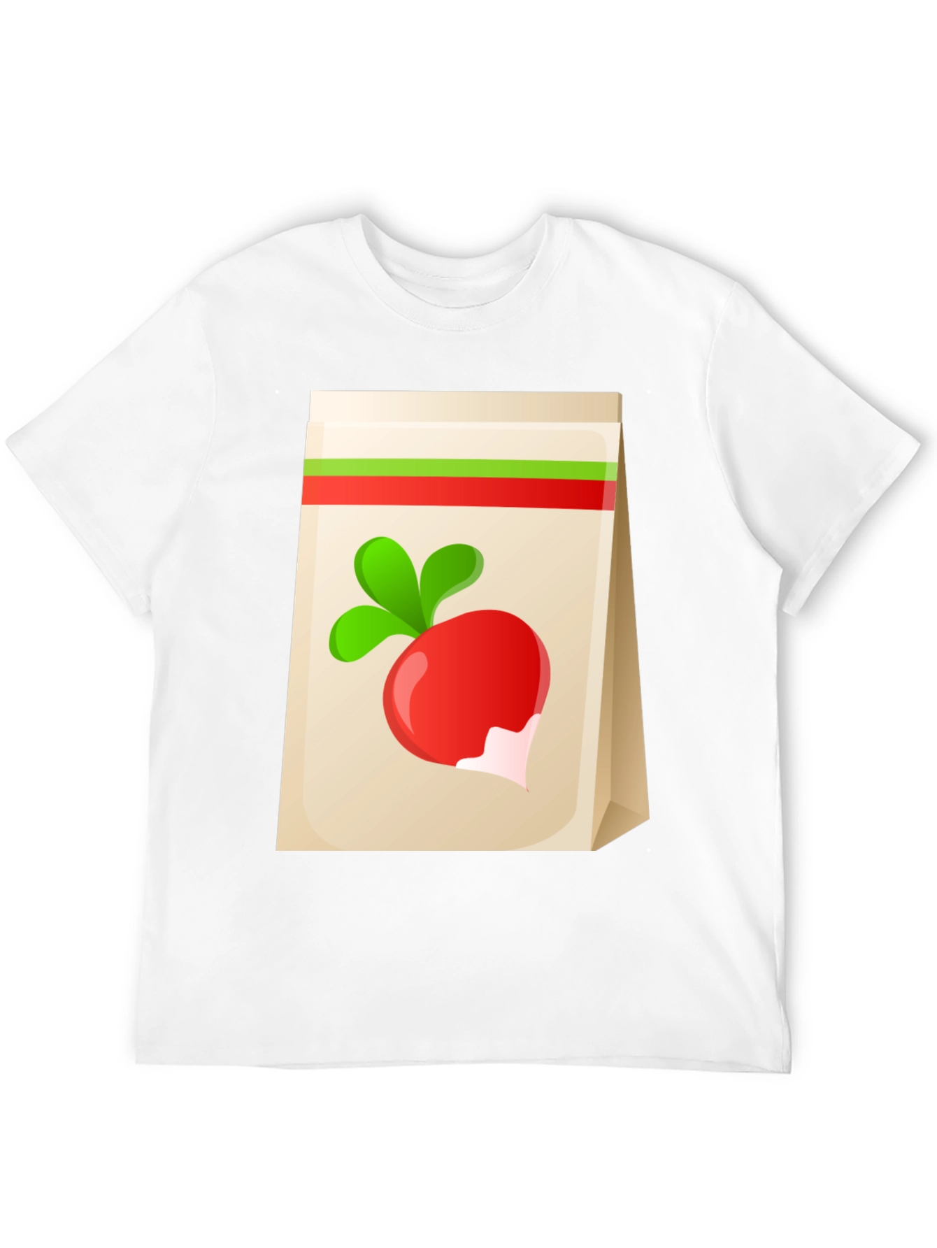 Radish Graphic Tee - Quirky Vegan Shirt