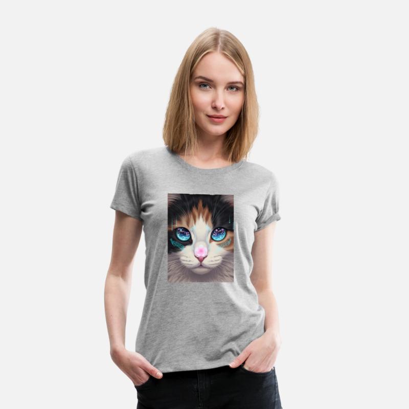 Cyber Cat Dreamscape | Futuristic Feline Art