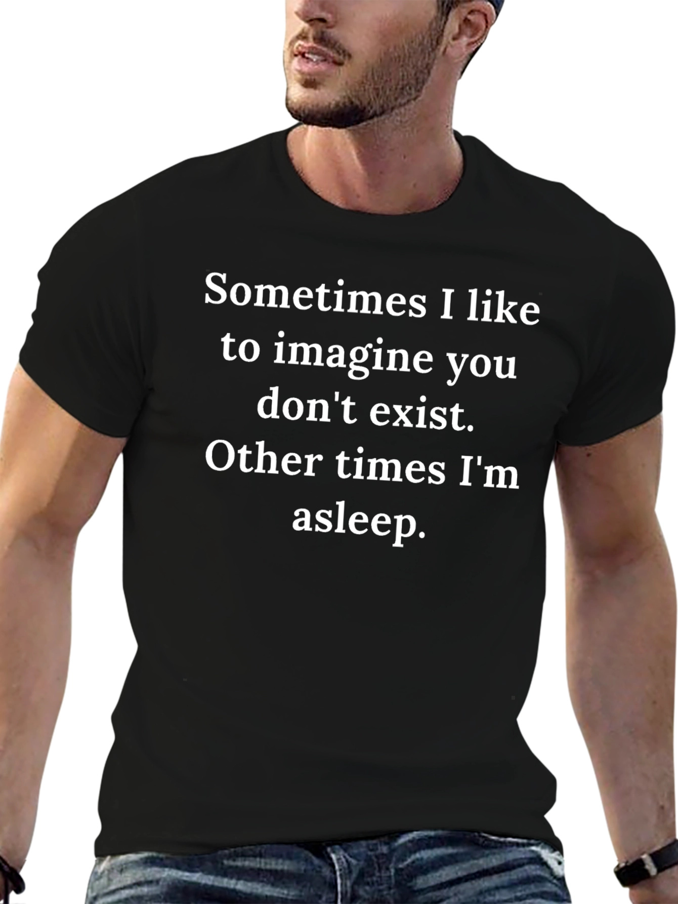 Funny Graphic Tee - Sometimes I Like to Imagine