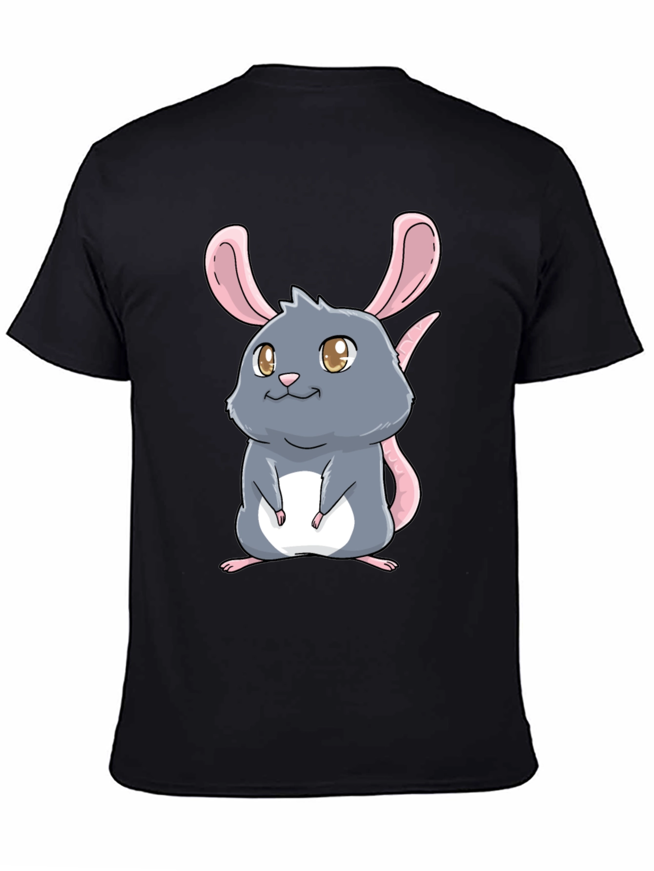 Cute Cartoon Rat Graphic T-Shirt - Unisex