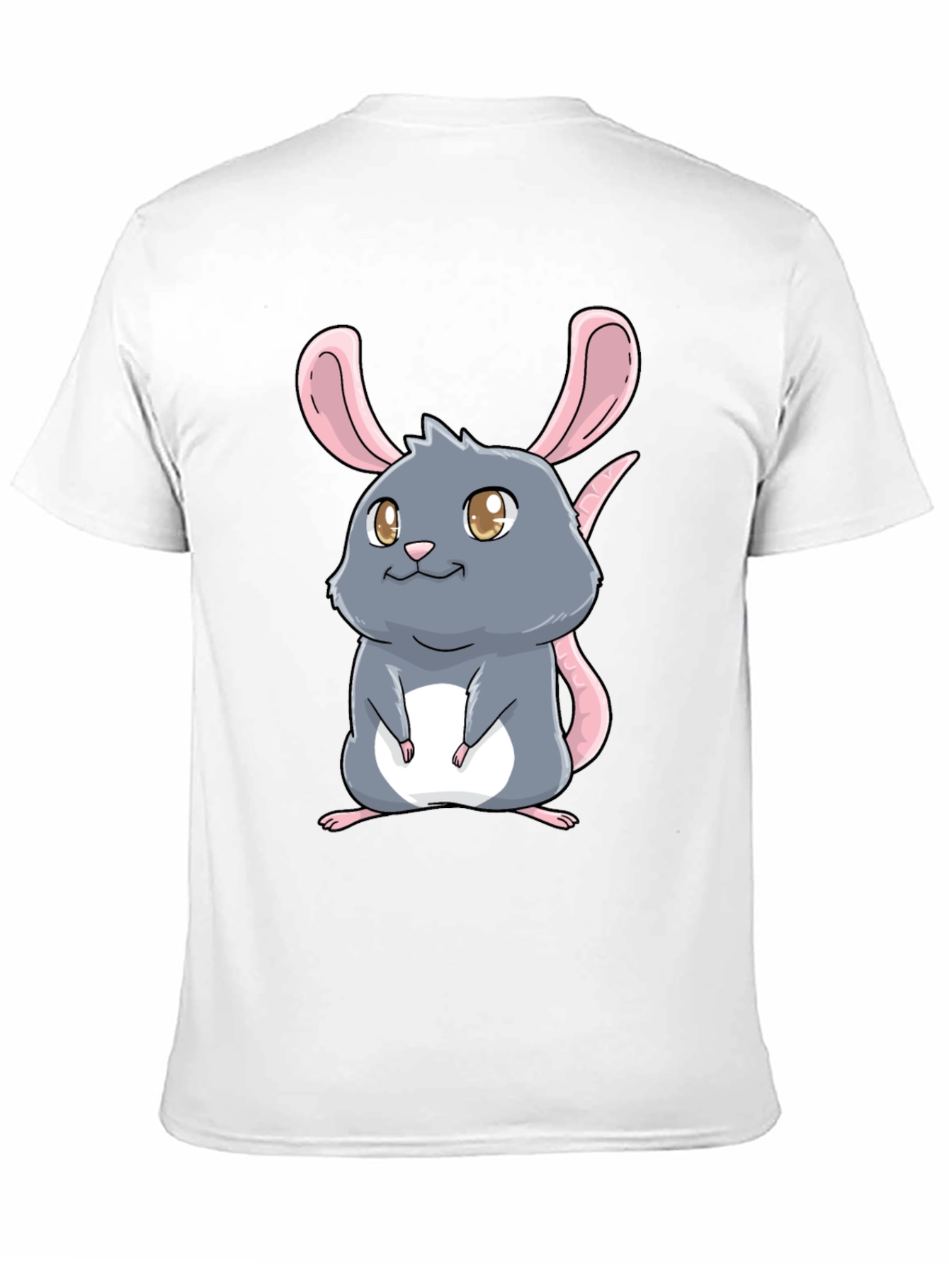 Cute Cartoon Rat Graphic T-Shirt - Unisex